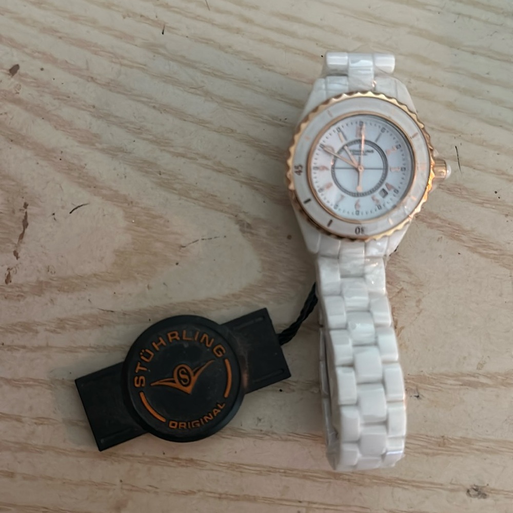 Stuhrling White Watch